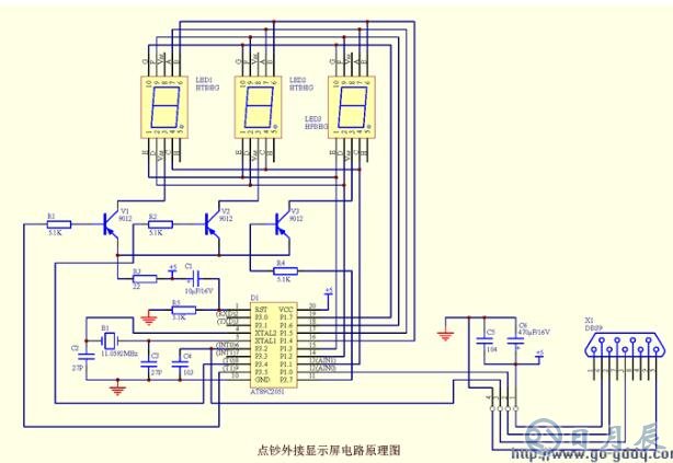 AT89C2051單片機(jī)對點(diǎn)鈔機(jī)的外接顯示屏驅(qū)動設(shè)計